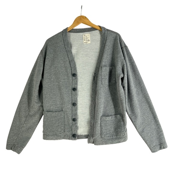 GAP Other - Gap Preppy Sweatshirt Cardigan Button Front Pocket Cotton Lightweight Sweater L